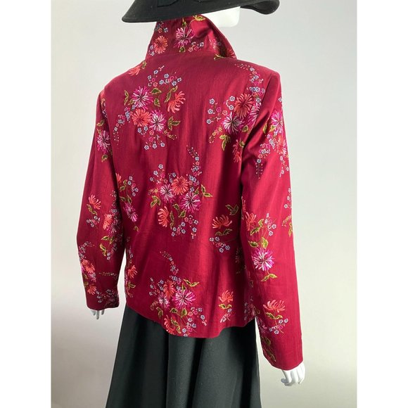 Coldwater Creek Embroidered Jacket Sz M - Picture 11 of 12